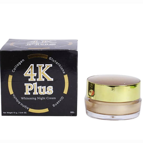 4k Plus Whitening Night cream 5x